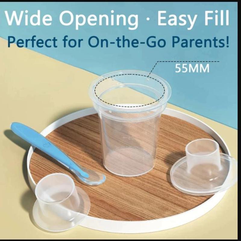 6PPC 80ML Baby Milk Powder Dis - Baby Food Storage 评论和价格