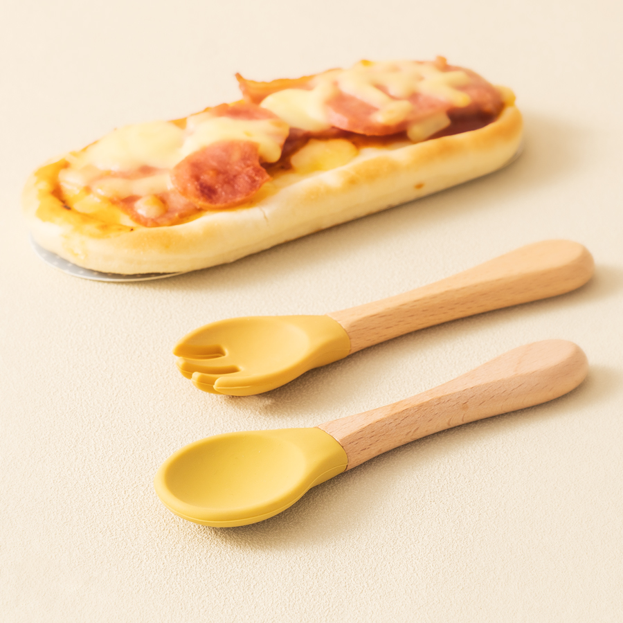2PCS Baby Learning Spoons Uten - Baby Food Feeder 评论和价格