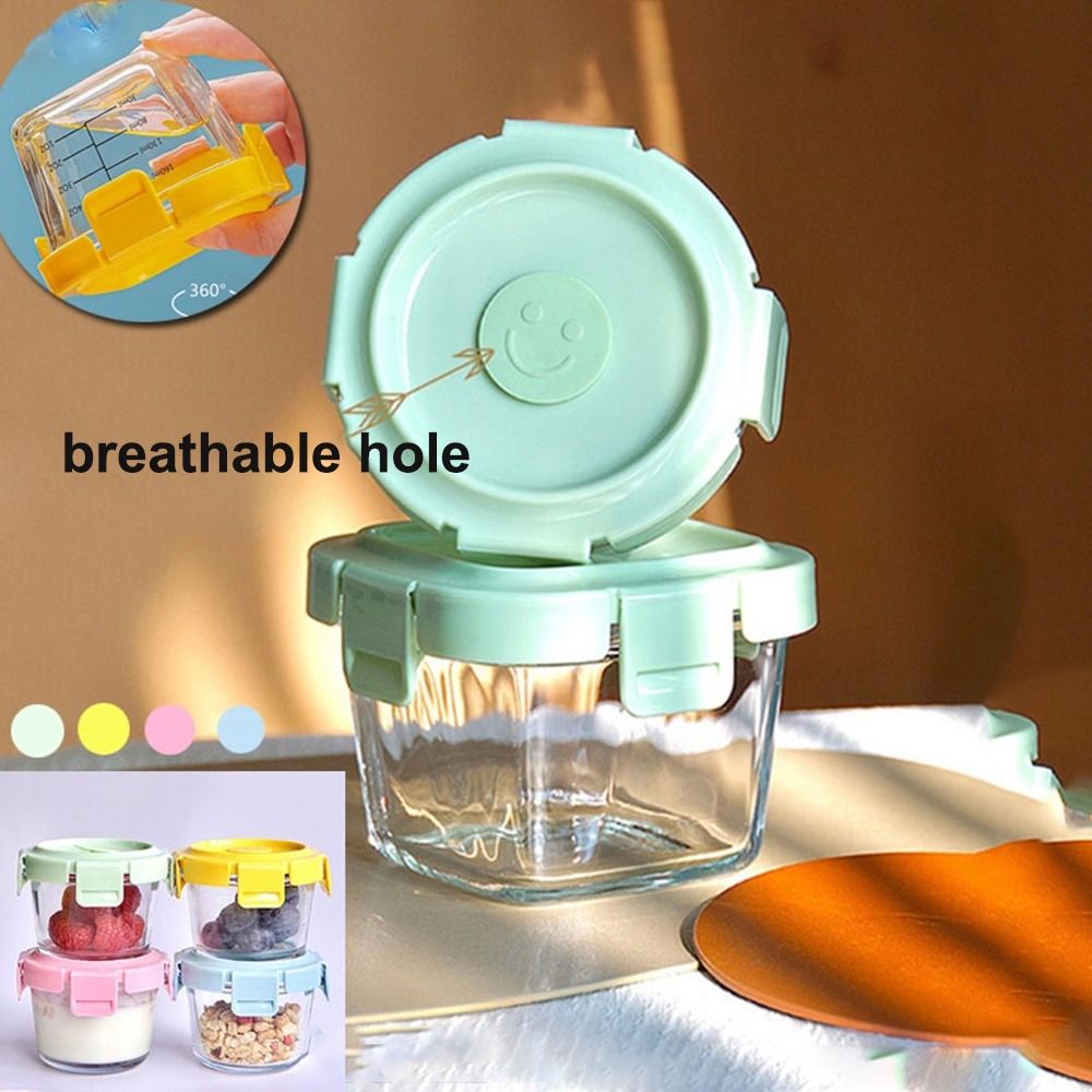 Fashion 170ml Food Storage Box - Baby Food Glass Jars 评论和价格