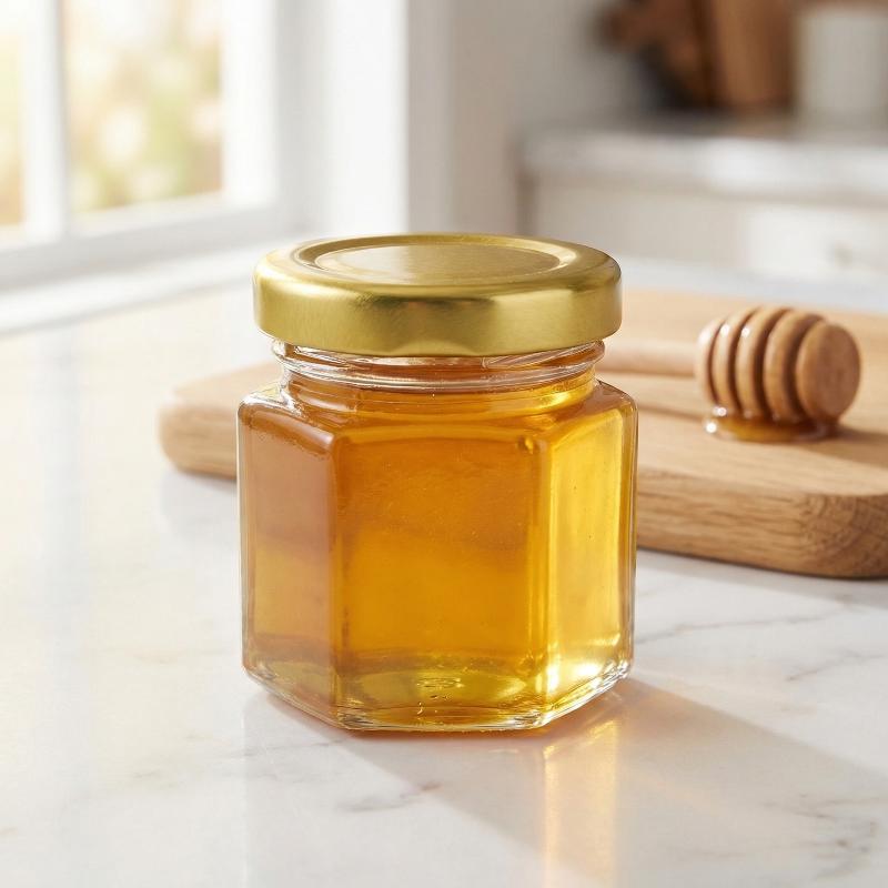 Hexagonal Mini  Jars with  Lid - Baby Food Glass Jars 评论和价格