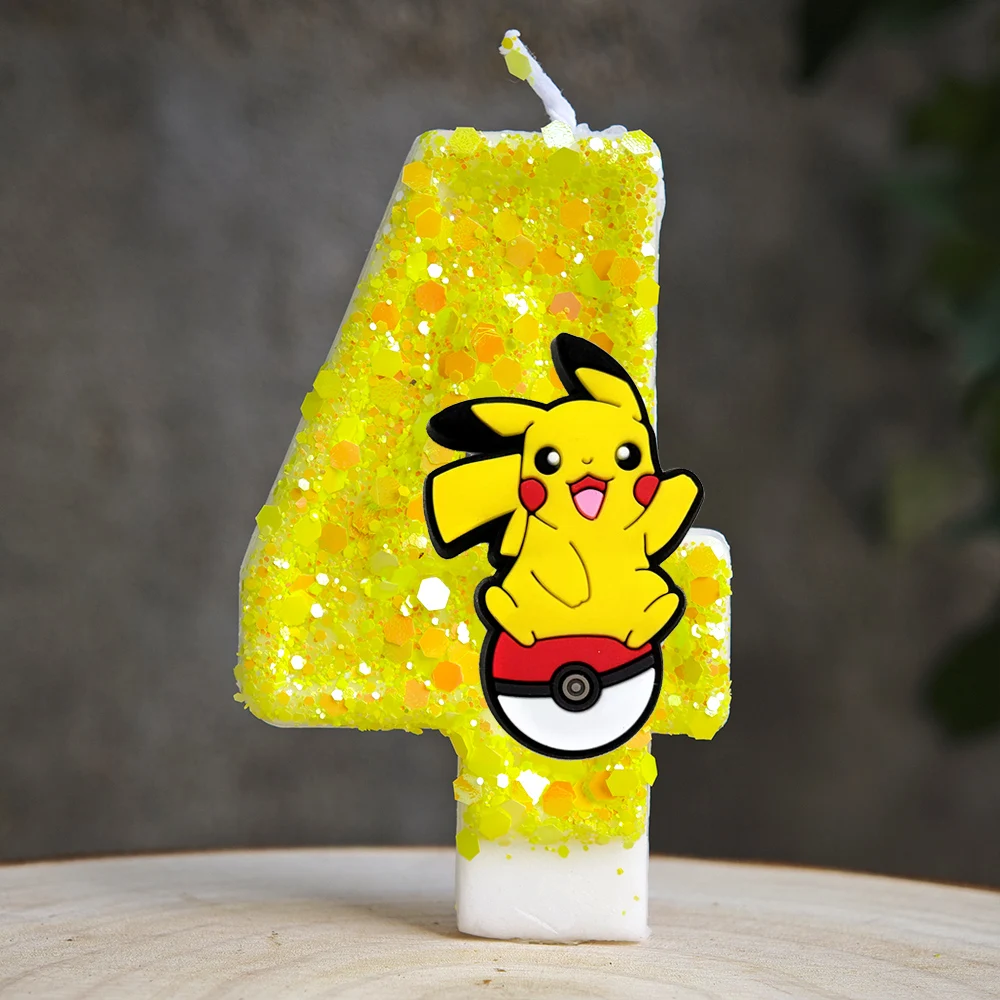 Pokemon Pikachu Candle Cartoon - Baby Food Plan 评论和价格