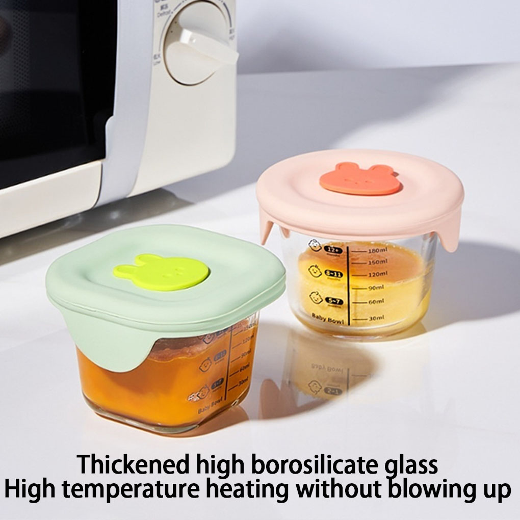 4pack/lot Kids Glass Baby Food - Baby Food Glass Jars 评论和价格