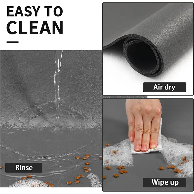 Pet Feeding Mat Absorbent Dog  - Baby Food Cat 评论和价格
