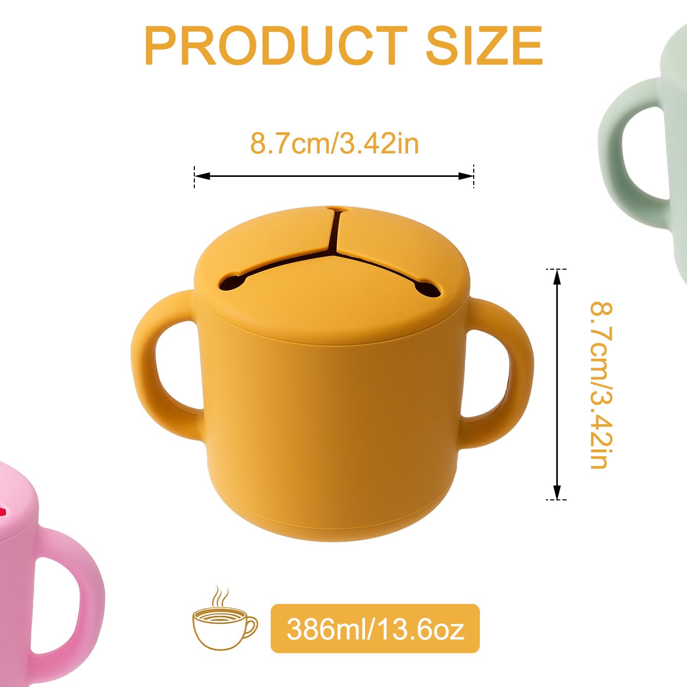 Color Kids 1PCS Silicone Baby  - Snack Cup Toddler 评论和价格